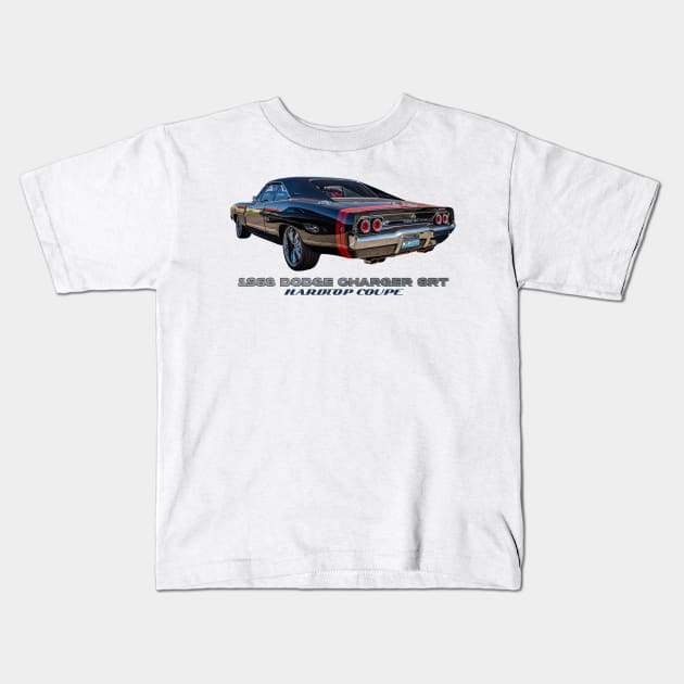 1968 Dodge Charger SRT Hardtop Coupe Kids T-Shirt by Gestalt Imagery